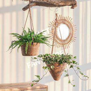 바이디움 라탄 라탄화분바구니 커버 바구니 식물 행잉플랜트 화분