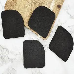 의자 소음 방지 패드 진동 흡수 4p/미끄럼/바닥/보호/침대/밀림/가구/다리/받침/층간/소리/끌림/스크래치