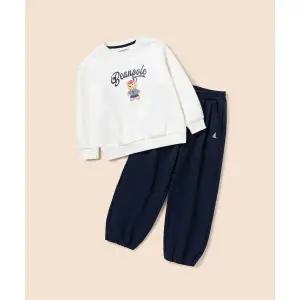 빈폴 키즈 BEANPOLE KIDS 여아 곰돌이 그래픽 상하세트 아이보리 (BI6141G070) BI6141G070 113314