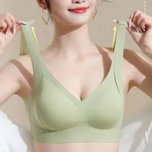 브라 심리스브라 햄라인브라 푸쉬업브라 노와이어브라 심리스 노와이어 브라렛 편한 무봉제