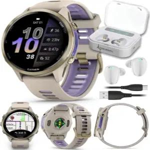 가민 포러너 955 태양광 태양열 충전 기능이 있는 GPS 실행 스마트워치 트라이애슬레이터 오래 지속되는