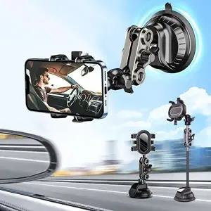 브이로그 흡착식 휴대폰 거치대 차량용 방송 소형 (KYR-WE93F7F)