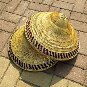 대나무 전통 짚 베트남 밀짚 농사 농부 모자 삿갓