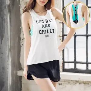 여성 나시 요가복 민소매 스판 L