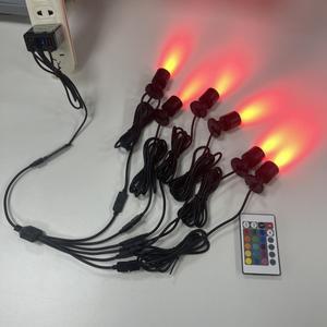 etrnLED RGB LED 스포트라이트 USB 5V 디밍 가능 컬러 미니 소형 천장 스팟 1W 3W 쇼케이스 캐비닛 룸 데코