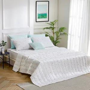 국산 시어서커 엠보 여름 밴딩패드 SS Q침대 이불 퀸침대 누빔 고정밴 밴드 침대