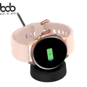 스마트 충전 거치대 휴대용 무선 워치 갤럭시워치 충전 거치대 스탠드 케이블 미끄럼 분리형 탁상 방지