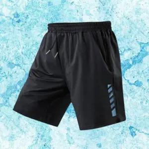 남성 스포츠 반바지 흡수 운동 쇼츠 남성 트레이닝 반바지 바지 신축성 고무줄 냉감 쿨링 활동 통풍 여름