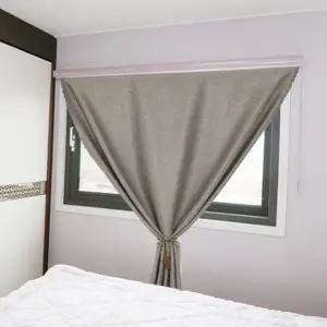 거실 커튼 인테리어 사생활 작은방 암막 커튼 안방 블라인드 가림막 찍찍이 접착식 무타공 자취방 원단