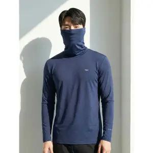 [하프클럽/이지바이]BFL 남성 쿨가드 냉감 마스크넥 긴팔 티셔츠(M7ST52)