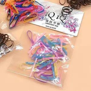 고무 파스텔컬러 머리끈