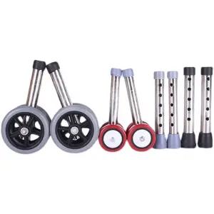 어르신 보행기 바퀴 보행 다리 실버 워커 보조 교체용 걷기 지팡이