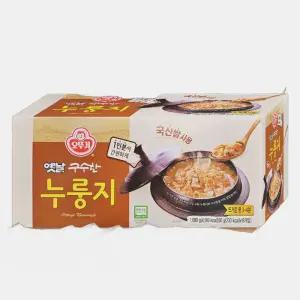 오뚜기 옛날 구수한 누룽지 효능 18봉지 누룽지탕 국산쌀 100 개별포장