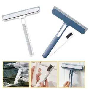 다용도 유리닦이 스크래퍼+브러쉬 타일 청소 창문청소 스퀴지 유리창청소