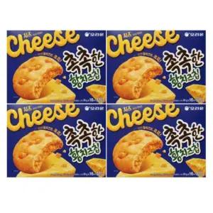 오리온 촉촉한 황치즈칩 320g x 4개