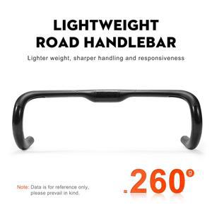 TOSEEK ZXB-TWO 자전거 카본 로드 핸들바 400/420/440mm UD 매트 내부 배선