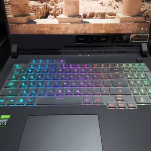 호환 TPU 실리콘 키보드 커버 스킨 보호대  에이수스ROG Strix G17 G713R (2022) G713QM QC QE QM QR QY 게