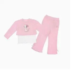 [프랜치캣](센텀시티점)PK 레이어드 TS+PK 리본 PT세트(Q61DDT260+Q61DDP170)