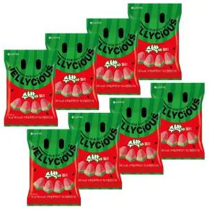 롯데 수박바 젤리 56g x 8개 젤리 과자 간식