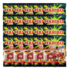 하리보 믹스 사우어 젤리 100g X 20개 유치원간식 (100g -- 80g으로 변경됨)