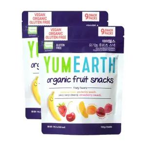 야미얼스 유기농 후르츠 스낵 젤리 178.2g 2개-오가닉 패밀리팩 간식