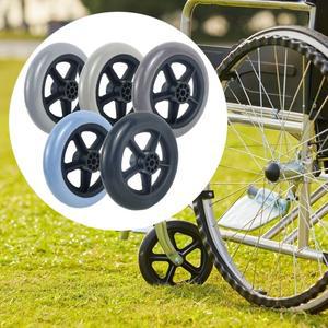 5인치 휠체어 앞바퀴 미끄럼 방지 내마모성 솔리드 타이어 휠 교체 쇼핑 카트 액세서리