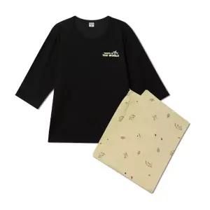 수아팜 남아 모던블랙 에어로쿨 7부 내의 세트