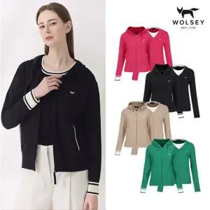 [Wolsey]울시 26SS 여성 후드 니트 집업 + 풀오버 2종 세트