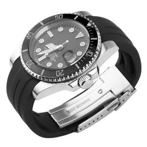 오메가 양방향 조정용 20mm 21mm 22mm 커브드 엔드 고무 시계줄 소형 중형 대형 손목 둘레 남성 방수 스포츠 교체용 유니버설 시계 팔찌 밴드