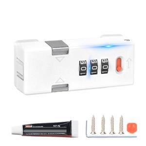 ABGR-프리미엄 3자리 코드 키리스 캐비닛 잠금장치-서랍 이중 접이식 옷장 문용 조합 비밀번호 걸쇠