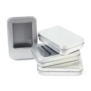 사각 철제 틴케이스 악세사리 보관함 소형