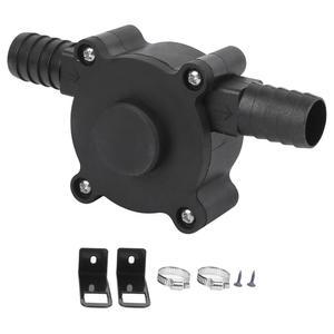 제네릭 모던 블랙 핸드 전동 드릴 펌프, 셀프 프라이밍 유체 이송 미니 휴대용 원심 파이프라인 펌프, 네일 고정 기능