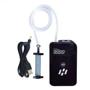 [셀러에이드]HD 차량용 에어 펌프 3000 휴대용 자동차 낚시 산소 발생기