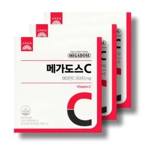 고려은단 메가도스C 비타민C 3000 3g 100포 3박스 /wb