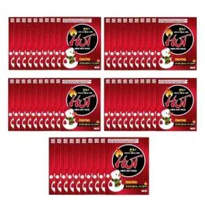 붙이는 핫팩 미니 30g 50매 찜질 핫젤