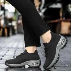 아트박스/신상오픈런 여성용 경량 니트 삭스핏 에어쿠션 운동화