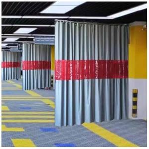 시야 창이 있는 고강도 내화 용접 커튼 스크린 - 필수 가정 및 산업 작업장 안전 칸막이, 내구성 및 신뢰할 수 있는 보호 장치