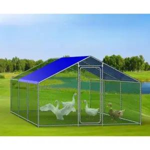 프리미엄 조립식 닭장 철망 케이지 야외 울타리 사육장 길이 6m 폭 3m 높이 2m