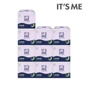 잇츠미 유기농 순면커버 입는 오버나이트 생리대 중형 4P x10개