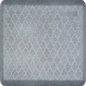 웰니스 매트 트렐리스 컬렉션 피로 방지 바닥 폴리우레탄 - 가정 주방 차고 사무실 스탠딩 데스크용