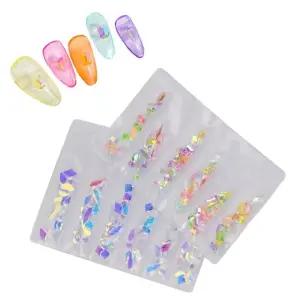 네일아트 언포일 투명 얼음 믹스 스톤 2종 BiR4+7kgM