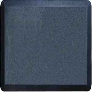 내구성 있는 기업 599S23BK 우레탄 HD 피로 방지 매트 24인치 x 36인치 검은색