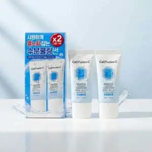 셀퓨전씨 아쿠아티카 쿨링 썬스크린 35ml 2개 시원하게 열감잡는 수분쿨링 선크림