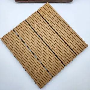 목재 패널 조립형 실외 바닥재 타일 테라스 정원 발코니 인테리어 방수 미끄럼방지