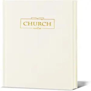 XKDOUS 교회 노트 저널 설교 크리스찬 린넨 성경 공부 기도 빈 노트부터 글쓰기 요점 및 여성 남성을 위한