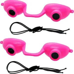 슈퍼 서니즈 플렉스 UV 눈 보호 FDA 규정 준수 태닝 침대 고글 레드 라이트 테라피 안경 2팩