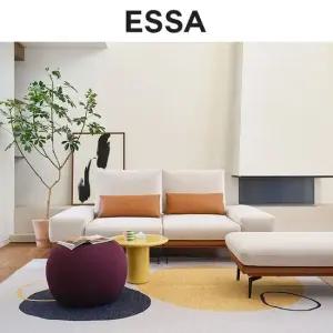 2] 페르소나 3인 스윙기능 리브 패브릭 소파+스툴