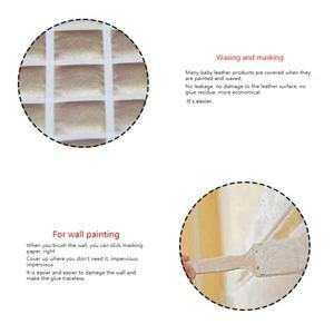 50m/20m 마스킹 테이프 흰색 색상 12/18/60mm 단면 접착 크레페 종이 유화 스케치 드로잉 용품