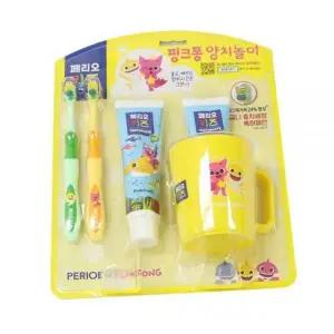 [셀러에이드]BS 어린이 키즈양치세트 핑크퐁 칫솔 휴대용칫솔
