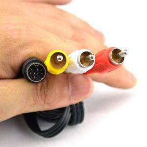 세가 제네시스 호환 제품 II III/MD 2/3호환  1.8m AV 케이블 오디오 비디오 3RCA-9핀 메가 드라이브 연장